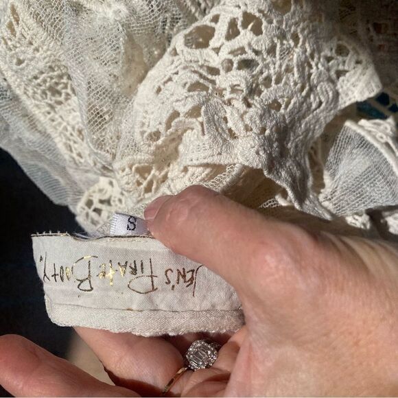 Jen's Pirate Booty Mandolin Backless Mini Dress in Lace size small - Picture 9 of 16